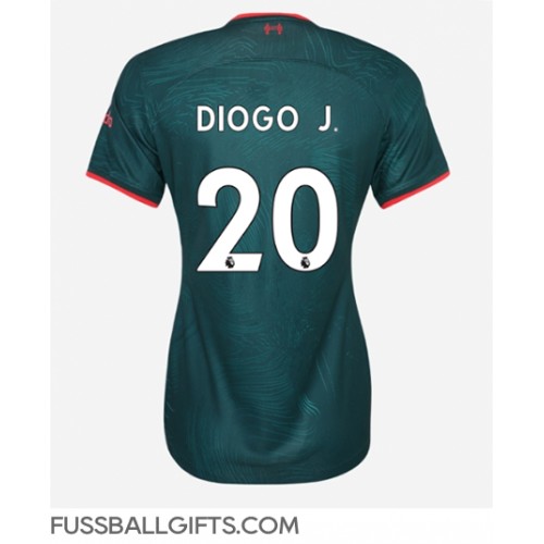 Liverpool Diogo Jota #20 Fußballbekleidung 3rd trikot Damen 2022-23 Kurzarm